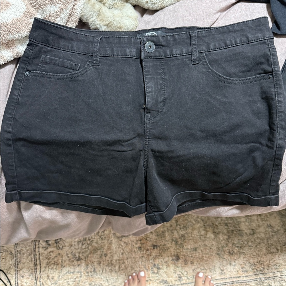 Women's Black Shorts